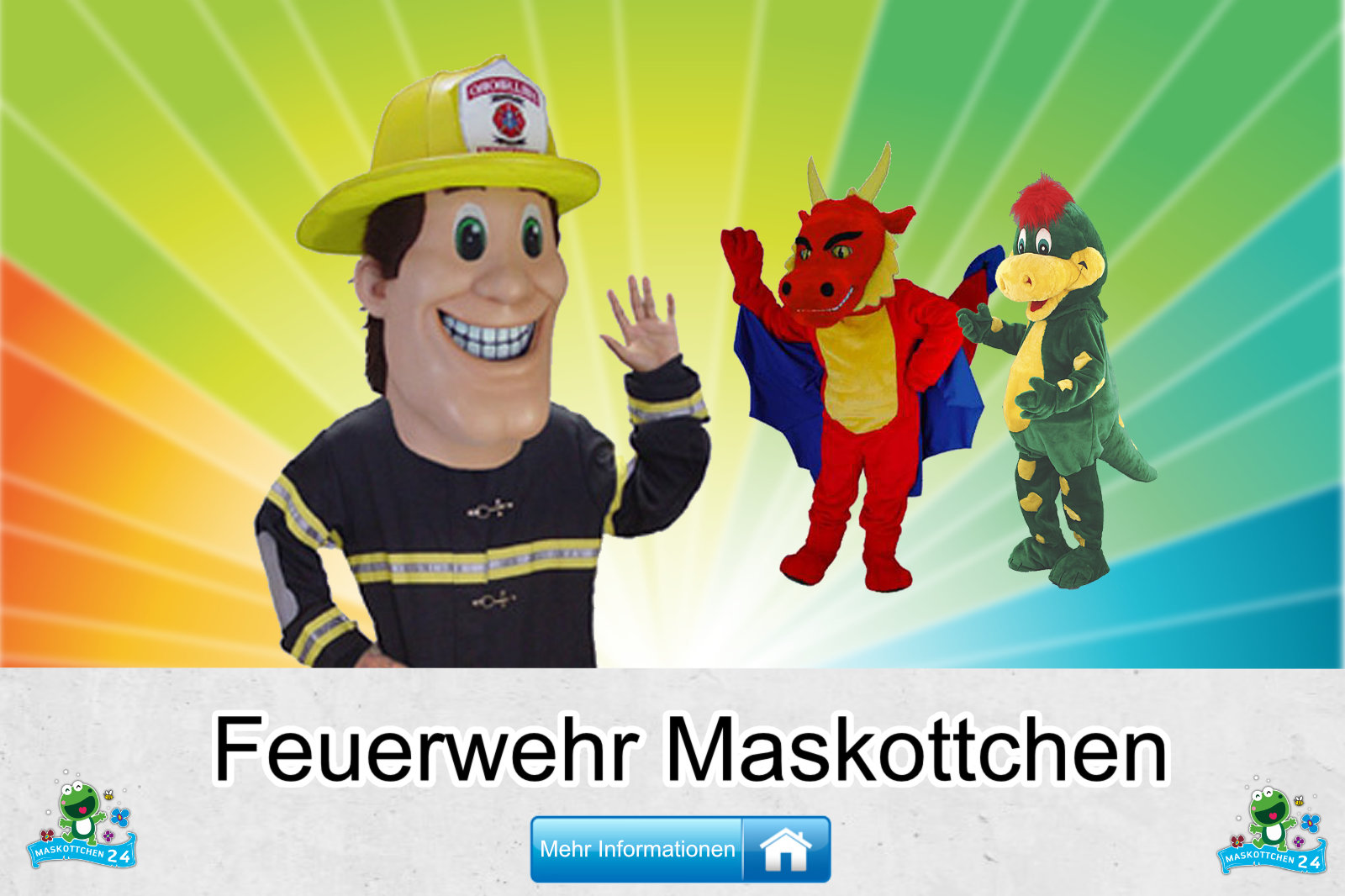 Feuerwehr Kostüme Maskottchen Karneval Produktion Firma Bau Feuerwehr
