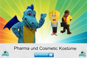 Pharma Cosmetic Kostüme Maskottchen Karneval Produktion Firma Bau
